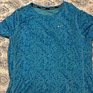 Nike Blue Patterned Women's Tee